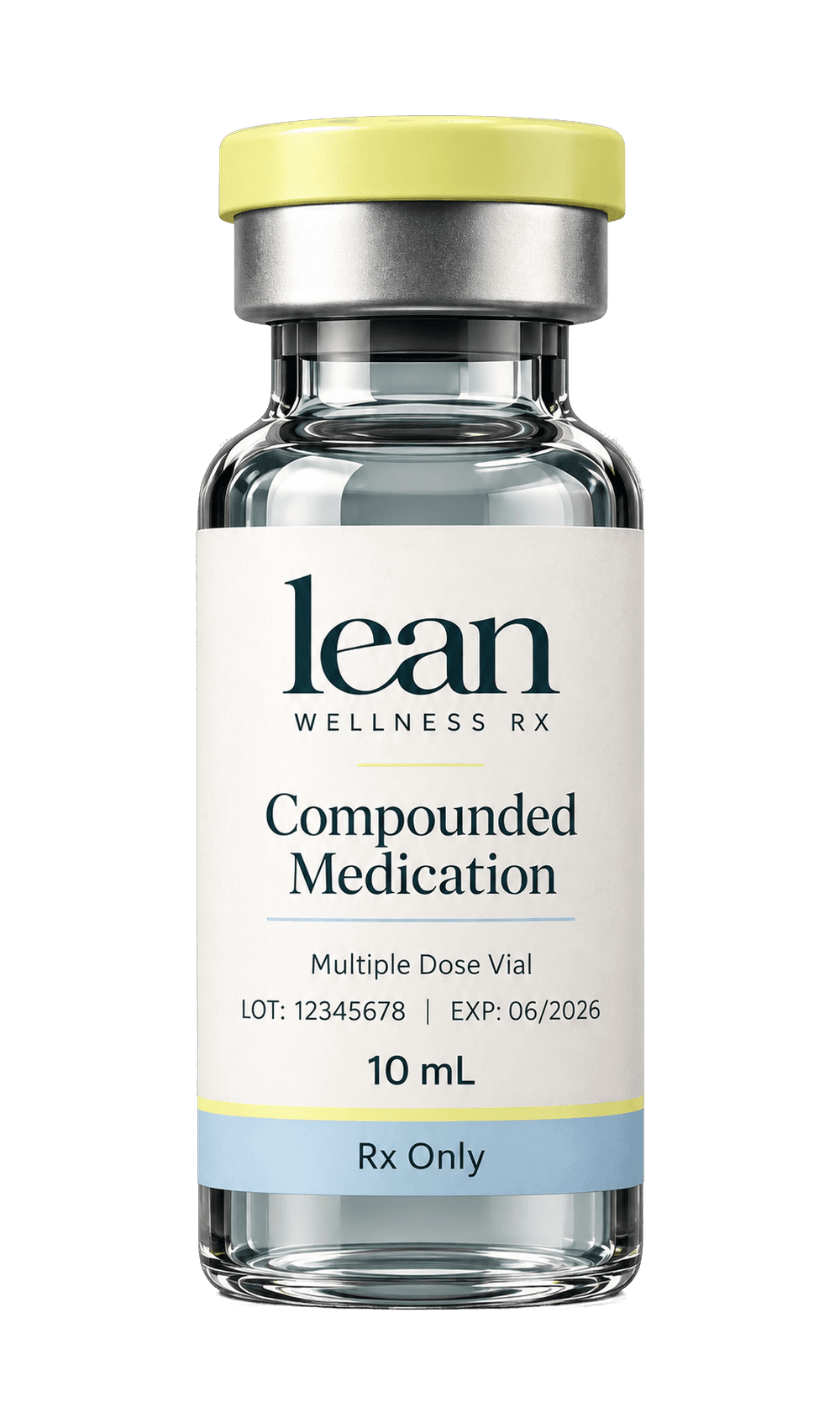 Lean Wellness Rx GLP-1 Microdose protocol — clinical still life